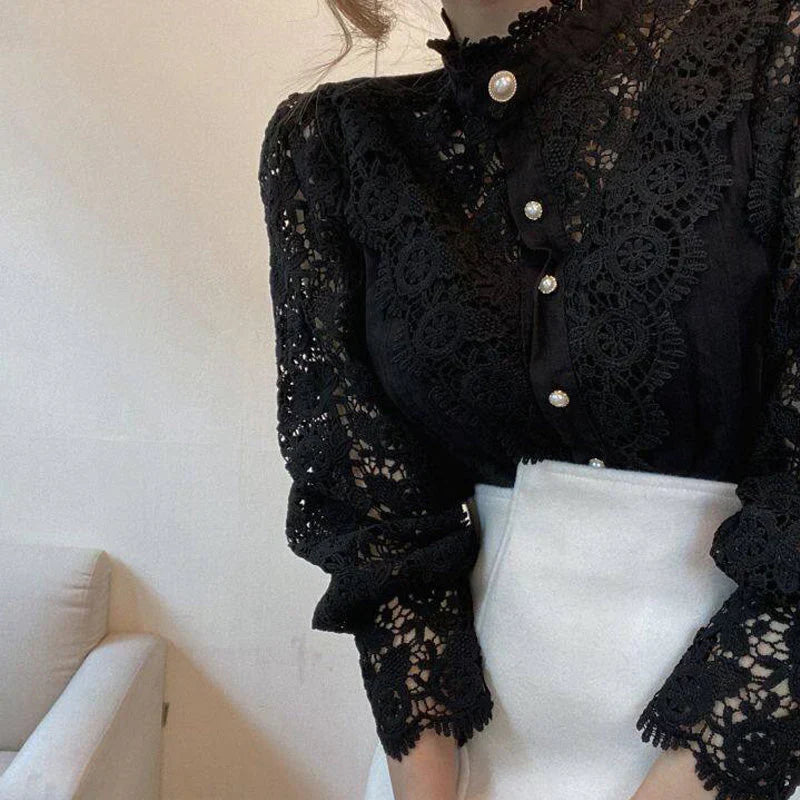 Blusa Con Col Alto Y Corte Recto Para Mujer | Ideal Para Uso Diario Y Profesional