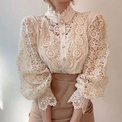 Blusa Con Col Alto Y Corte Recto Para Mujer | Ideal Para Uso Diario Y Profesional