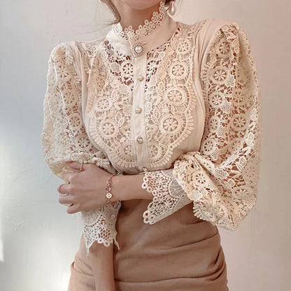 Blusa Con Col Alto Y Corte Recto Para Mujer | Ideal Para Uso Diario Y Profesional