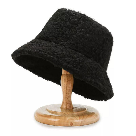 Sombrero Tipo Bucket con Acabado Texturizado para Mujer | Ideal para Invierno