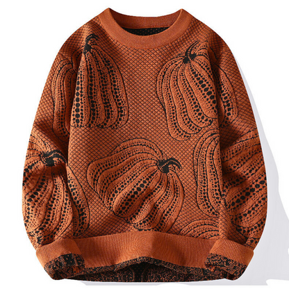Jersey Con Motivo De Calabaza Integrado Para Hombre | Ideal Para Uso Diario
