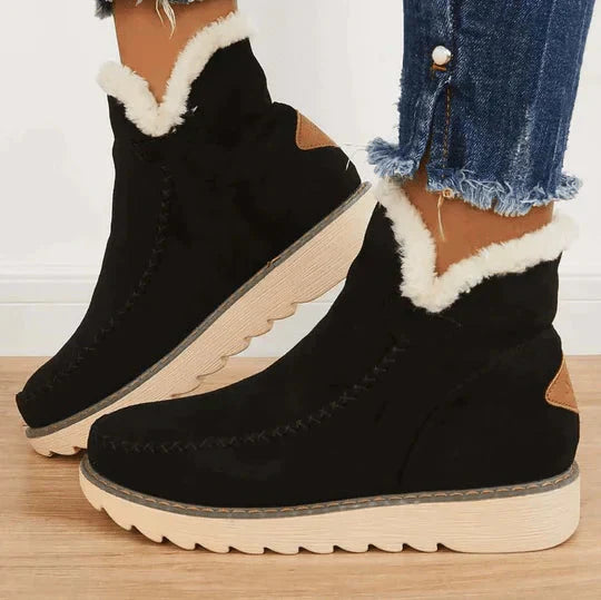 Stiefelettes de Invierno de Forma Compacta para Mujer | Ideal para Invierno