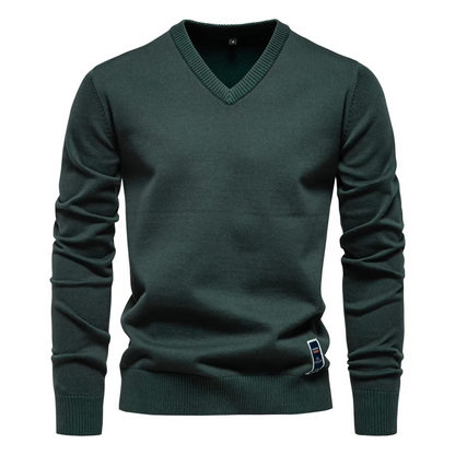 Jersey Con Cuello En V Y Corte Regular Para Hombre | Ideal Para Uso Diario