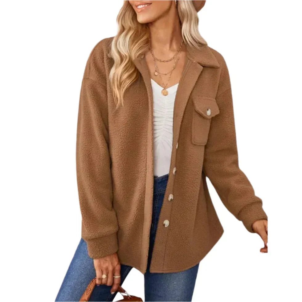 Abrigo De Media Longitud Para Mujer Con Diseño Clásico | Ideal Para Otoño E Invierno