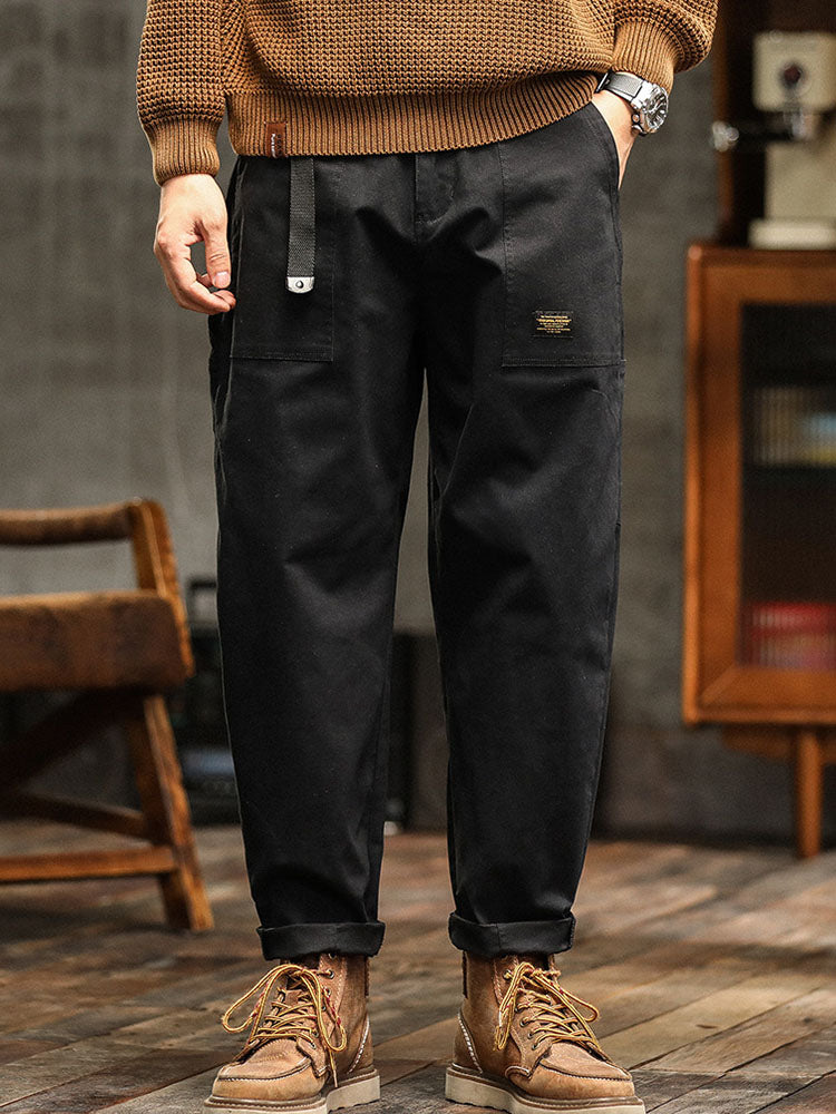 Pantalón Cargo con Cintura Ajustable para Hombre | Ideal para Uso Diario y Ocio