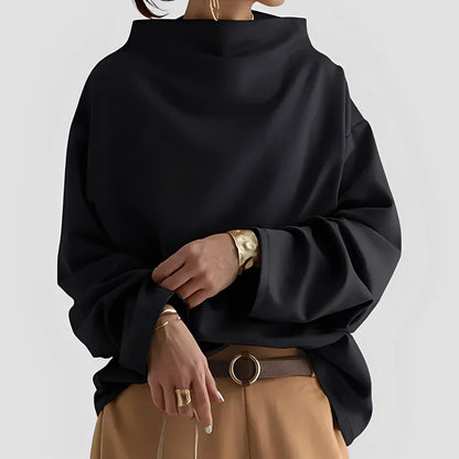 Suéter De Cuello Alto De Corte Ajustado Para Mujer | Ideal Para Otoño E Invierno