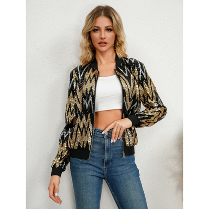 Chaqueta Con Cierre De Cremallera Para Mujer | Ideal Para Uso Diario Y Combinación De Prendas
