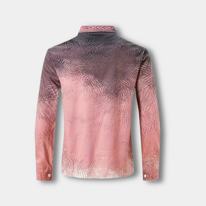 Polo con Cuello Mao y Estampado Frontal para Hombres | Ideal para Uso Diario
