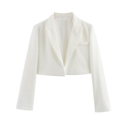 Blazer Corto con Corte Ajustado para Personas Adultas | Ideal para Uso Diario