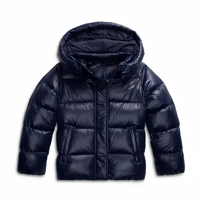 Chaqueta Acolchada con Capucha y Corte Recto para Mujer | Ideal para Invierno