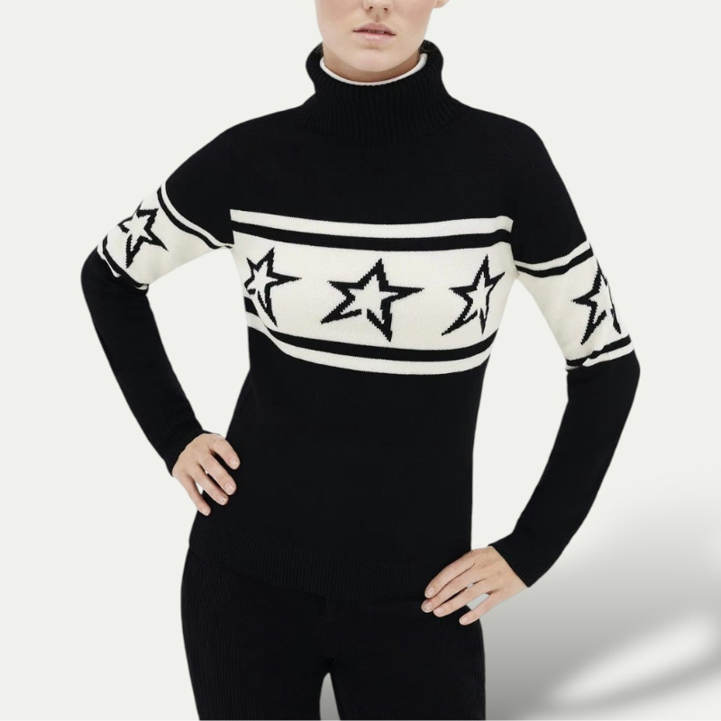 Jersey De Cuello Alto Con Corte Ajustado Para Mujer | Ideal Para Uso Diario Y Oficina