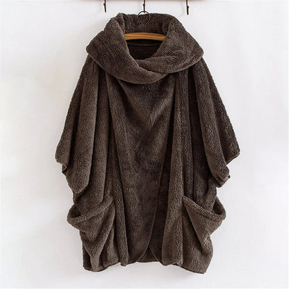 Chaqueta Cortavientos Oversize Con Capucha Para Mujer | Ideal Para Otoño E Invierno