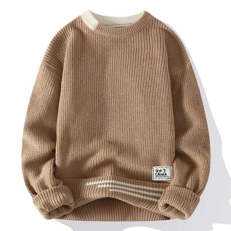 Jersey De Punto Con Cuello Redondo Para Hombre | Ideal Para Uso Diario