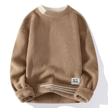 Jersey De Punto Con Cuello Redondo Para Hombre | Ideal Para Uso Diario