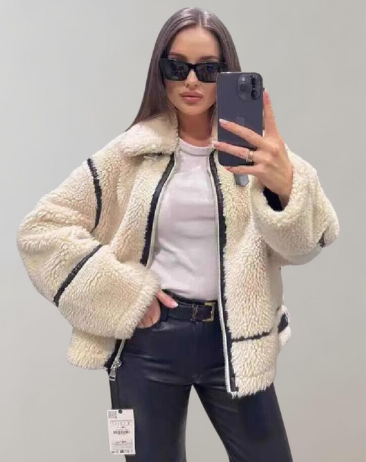 Chaqueta De Uso Diario Con Cierre Frontal Para Mujer | Ideal Para Temporada Fría