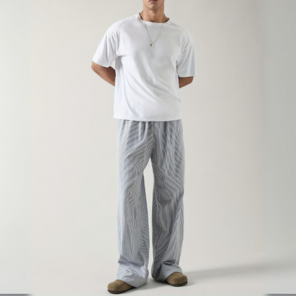 Pantalón Amplio A Rayas Para Adultos | Ideal Para Uso Diario Y Actividades Al Aire Libre
