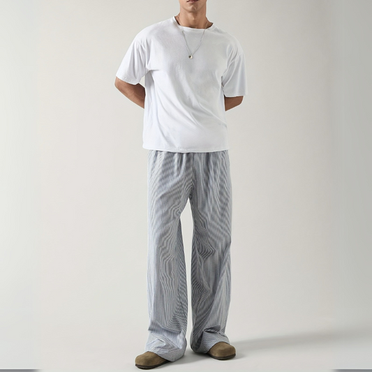 Pantalón Amplio A Rayas Para Adultos | Ideal Para Uso Diario Y Actividades Al Aire Libre