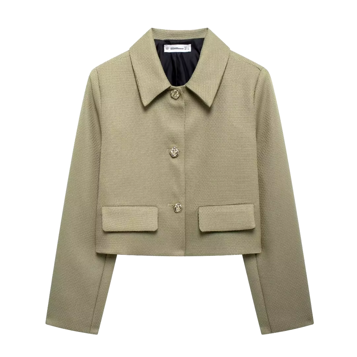 Blazer Corto con Botones Dorados para Mujer | Ideal para Uso Diario y Ocasiones Formales