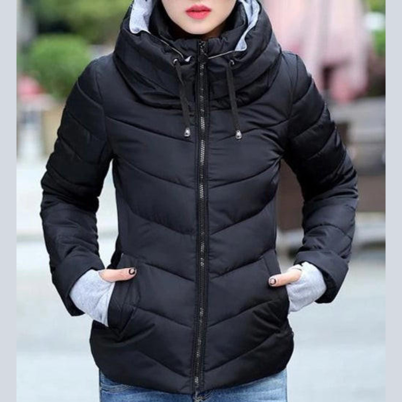 Chaqueta Acolchada con Capucha para Mujer | Ideal para Uso Diario y Entretiempo