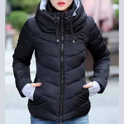 Chaqueta Acolchada con Capucha para Mujer | Ideal para Uso Diario y Entretiempo
