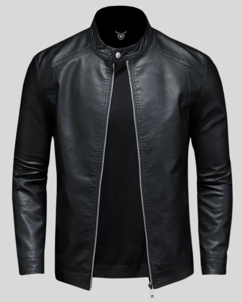Chaqueta Con Cremallera Frontal Y Cuello Con Botones Para Hombre | Ideal Para Uso Diario Y Ocasiones Variadas