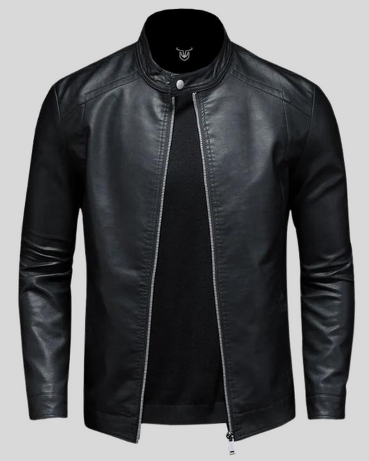Chaqueta Con Cremallera Frontal Y Cuello Con Botones Para Hombre | Ideal Para Uso Diario Y Ocasiones Variadas