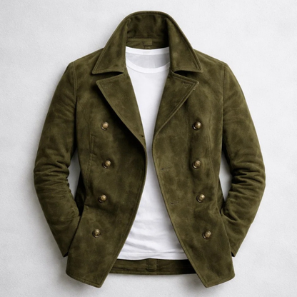 Chaqueta Cruzada con Doble Botonadura para Hombre | Ideal para Uso Diario y Semi-Formal