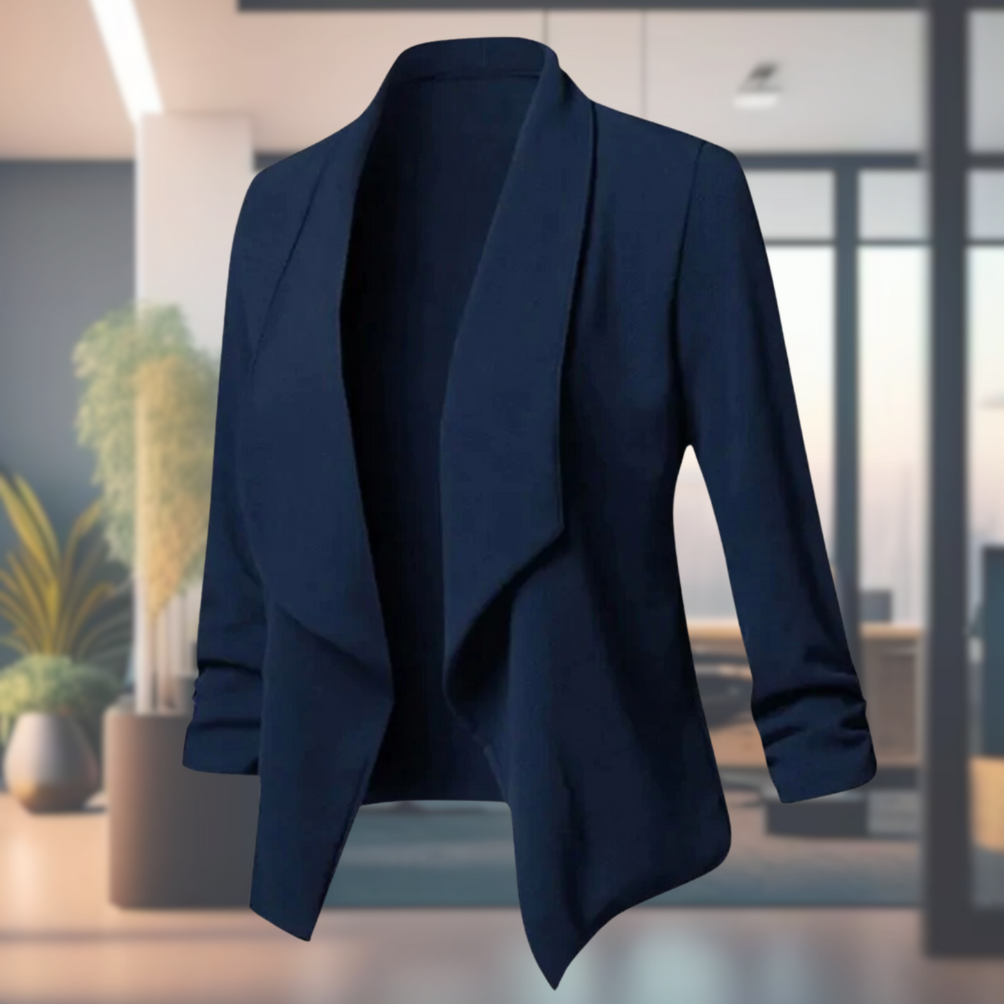 Blazer De Corte Estructurado Con Cierre De Un Botón Para Mujer | Ideal Para Uso Profesional Y Eventos