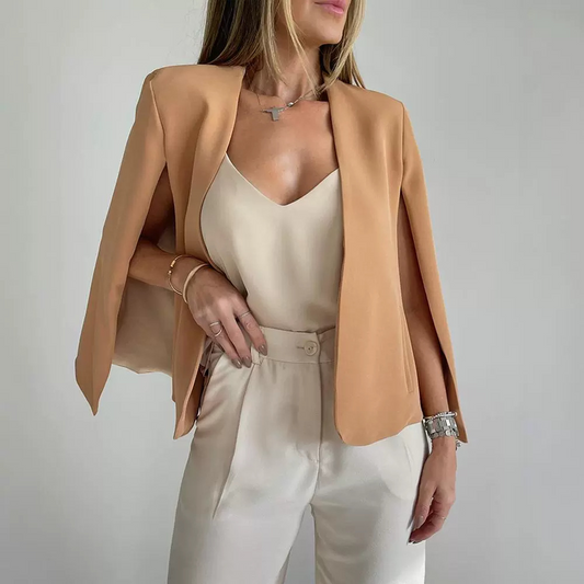 Veste Sin Cuello con Bufanda a Juego para Mujer | Ideal para Uso Diario y Ocasiones Variadas