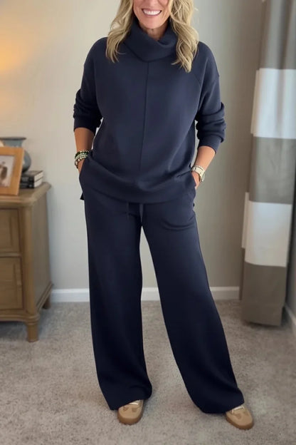 Conjunto de Dos Piezas con Top y Pantalón Coordinado para Mujer | Ideal para Uso en Casa o Momentos Informales