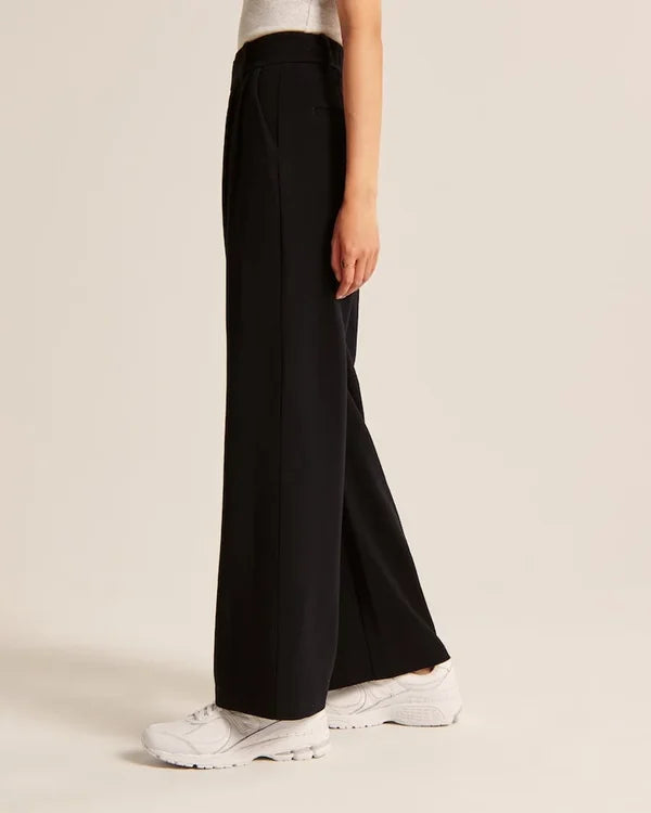 Pantalón Evasado Con Corte Ajustado En Cadera Para Mujer | Ideal Para Uso Diario Y Salidas