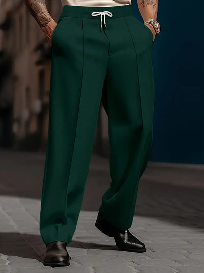 Pantalón con Cintura Elástica y Corte Amplio para Hombre | Ideal para Uso Diario y Ocio