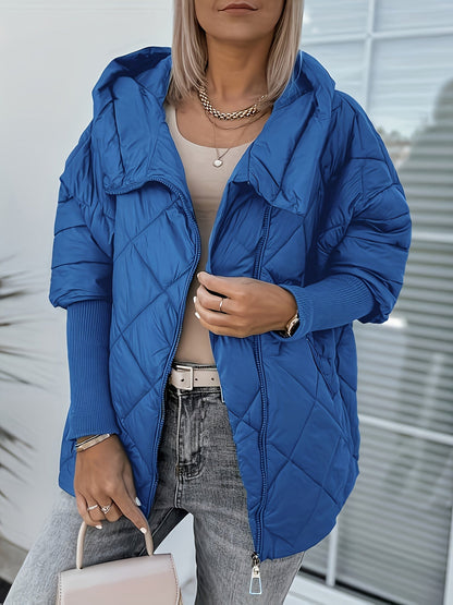 Chaqueta Con Capucha Y Cierre De Cremallera Para Mujer | Ideal Para Actividades Diarias Y Exterior
