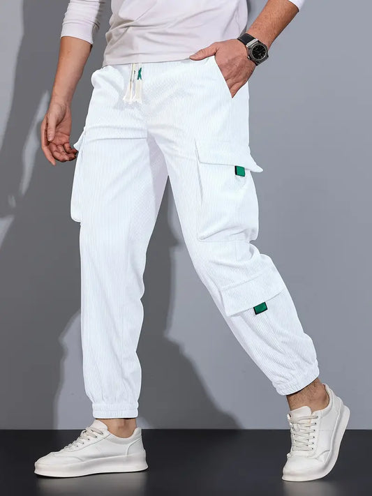 Pantalón Cargo con Corte Slim para Hombres | Ideal para Uso Diario y Salidas Informales