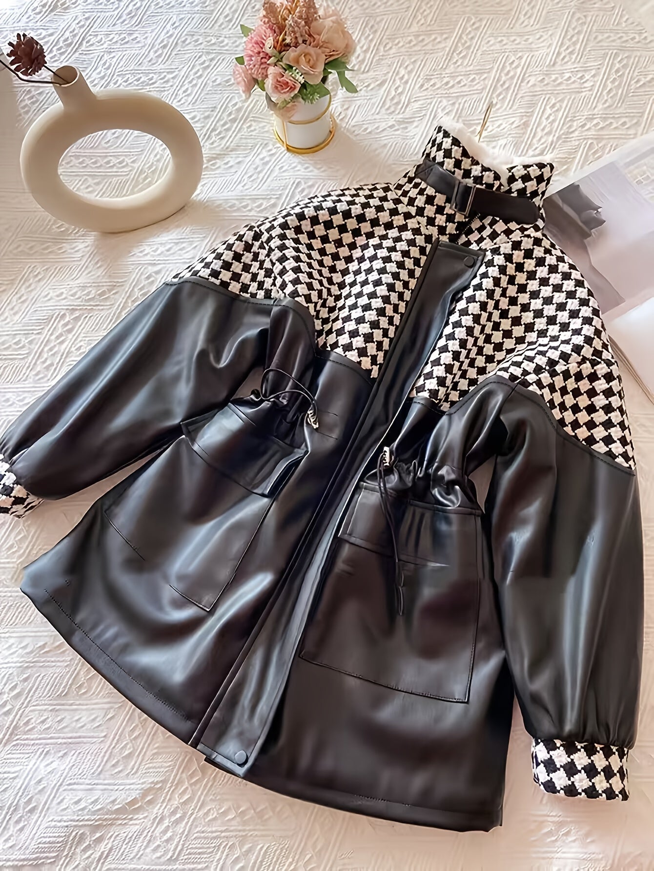 Chaqueta Con Cremallera y Cuello Alto Para Mujer | Ideal Para Otoño e Invierno