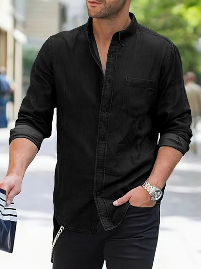 Camisa de Hombre con Corte Holgado para Uso Diario | Ideal para Entornos Urbanos