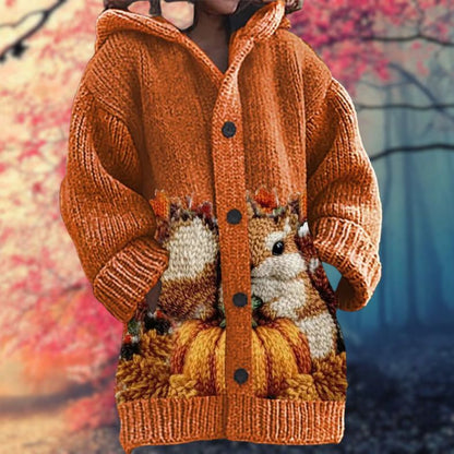 Pullover Con Capucha Y Cierre De Botones Para Mujer | Ideal Para Otoño E Invierno