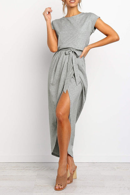Vestido Midi Cruzado Con Cinturón Para Mujer | Ideal Para Uso Diario Y Diferentes Ocasiones