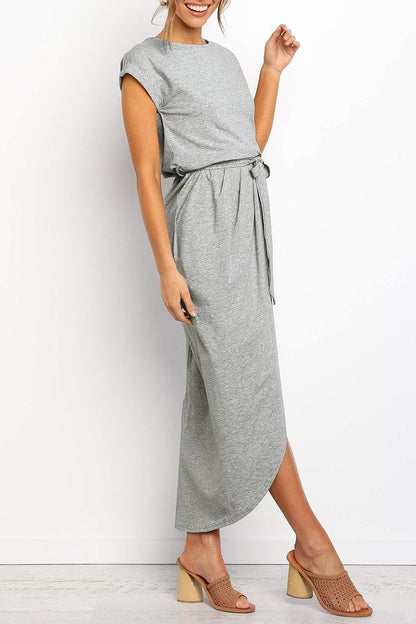 Vestido Midi Cruzado Con Cinturón Para Mujer | Ideal Para Uso Diario Y Diferentes Ocasiones