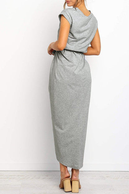 Vestido Midi Cruzado Con Cinturón Para Mujer | Ideal Para Uso Diario Y Diferentes Ocasiones