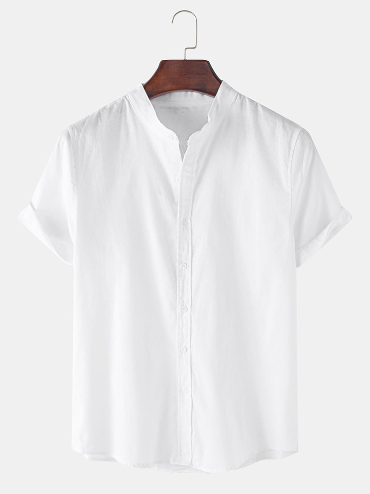 Conjunto de Dos Piezas con Camisa de Manga Corta y Short para Hombre | Ideal para Uso Diario
