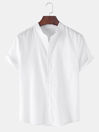 Conjunto de Dos Piezas con Camisa de Manga Corta y Short para Hombre | Ideal para Uso Diario