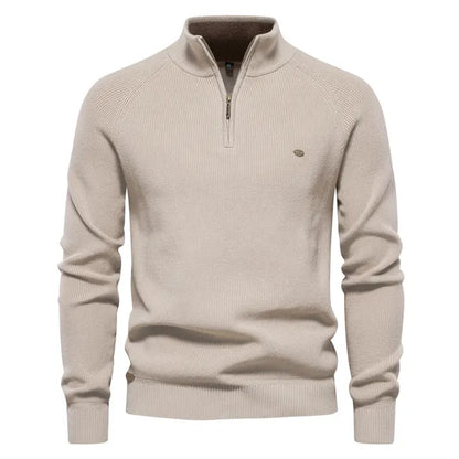 Jersey de Punto con Media Cremallera para Hombre | Ideal para Uso Diario