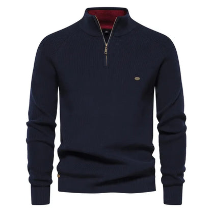 Jersey de Punto con Media Cremallera para Hombre | Ideal para Uso Diario
