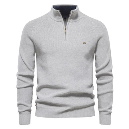 Jersey de Punto con Media Cremallera para Hombre | Ideal para Uso Diario