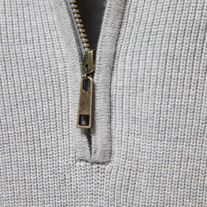 Jersey de Punto con Media Cremallera para Hombre | Ideal para Uso Diario