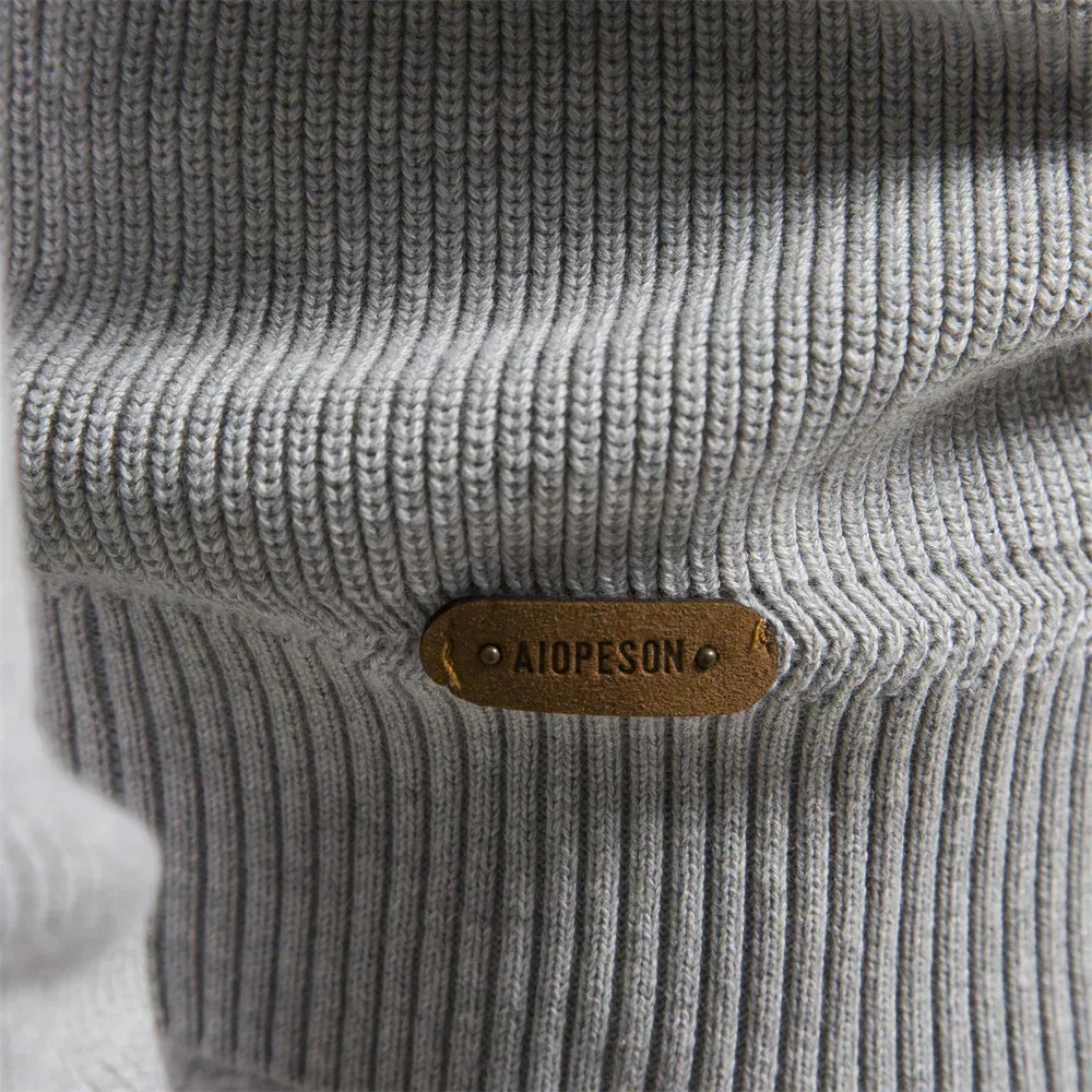 Jersey de Punto con Media Cremallera para Hombre | Ideal para Uso Diario