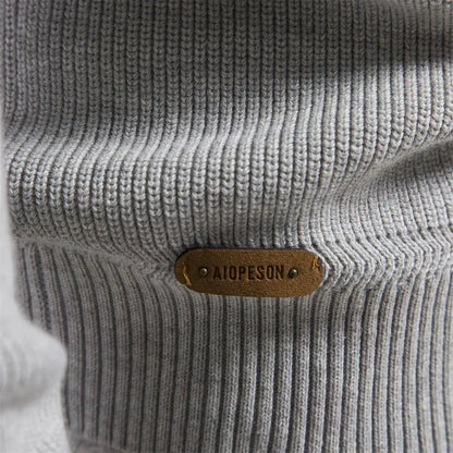 Jersey de Punto con Media Cremallera para Hombre | Ideal para Uso Diario