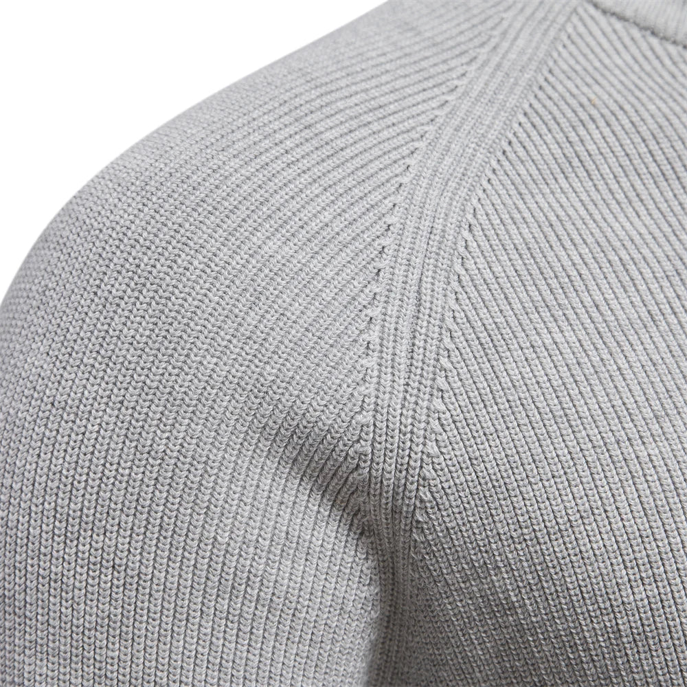 Jersey de Punto con Media Cremallera para Hombre | Ideal para Uso Diario