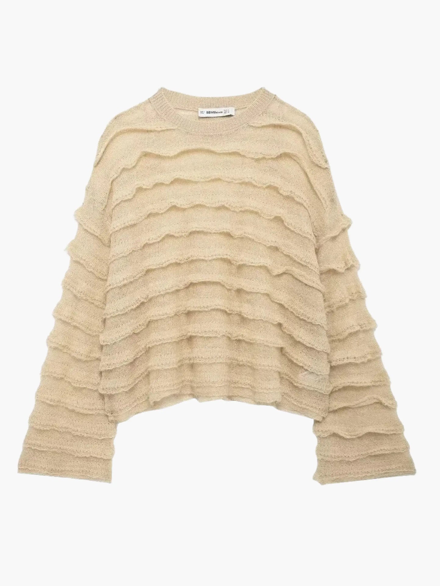 Jersey con Estructura Texturada y Corte Relajado para Mujer | Ideal para Uso Diario en Temporada Fresca